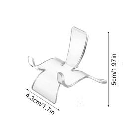 Crystal Display Stand, Acrylic Crystal Rock Holder, Clear Display Easel Stands Pedestal for Crystal, Geodes, Mineral Agate Fossil Coral Gemstone Medium Collectibles Rock Display Stands - 10 Pcs