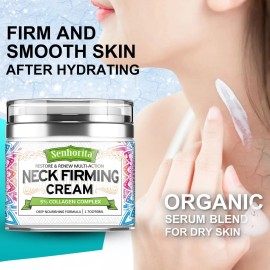 Crema Neck Firming Cream Senhorita Collagen Complex 50ml Todo Tipo De Piel Día/noche