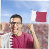 KONTONTY 20pcs Qatar 32 Flag Small Flags on Stick National