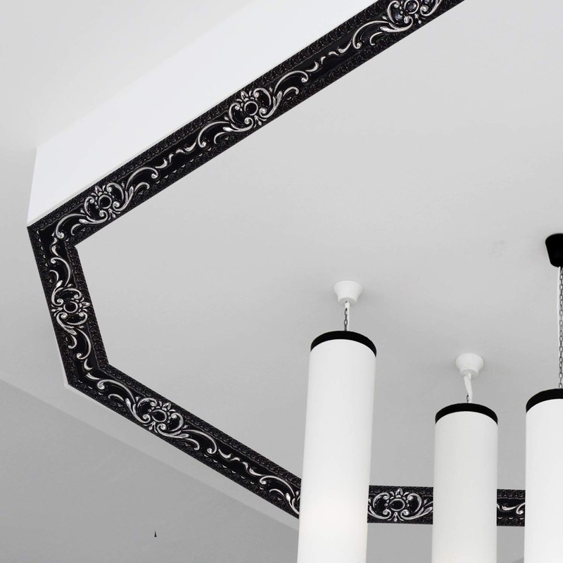 NeatiEase Flexible Molding Trim Wall Trim Self Adhesive, 16.4 Feet