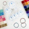 15 Rolls String for Bracelet Making, Clear Bracelet Elastic String,