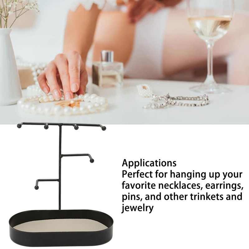 3 Tier Jewelry Holder Stand Thickened Hand Welding Jewelry Organizer