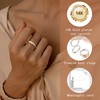 Rings for Women Sterling Silver Dainty Knot Statement Rings Silver