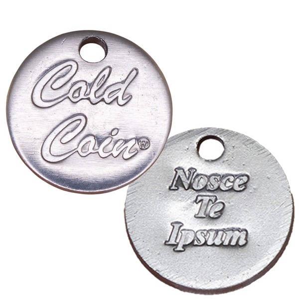 Nosce Te Ipsum"Know Thyself" Cold Coin, 1 Coin (Picture is Front and Back)