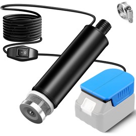 OGJUNX Water Transfer Pump Compatible with Makita 18V Battery, 635GPH 12V Submersible Water Pump with Sediment Filters, for Pool Draining, Garden, Pond, Deep Well (Tool Only)