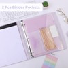 SKYDUE 3 Ring Binder with Clipboard 1 Inch, 13.2" ×