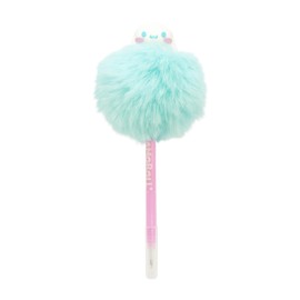 Blue Sky Studios Cute Cinnamoroll Pompom Pen - Sanrio Anime Merch for Girls - Perfect Girls Pens for School and Office Supplies