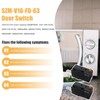 Suifaqi 4-Pack SZM-V16-FA-63 Microwave Door Switch for LG GE Microwave