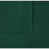 TRULY SOFT Solid Flannel Green Cotton 4-Piece Full Sheet Set,