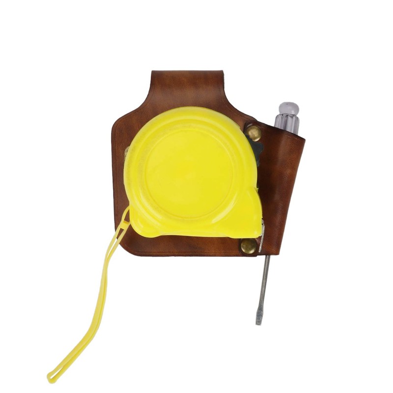 Tourbon Leather Tape Measure Holster Belt Tool Loop