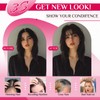 Clip-In Fringe Hairpieces, Real Hair, 360° Coverage, Hair Toppers for