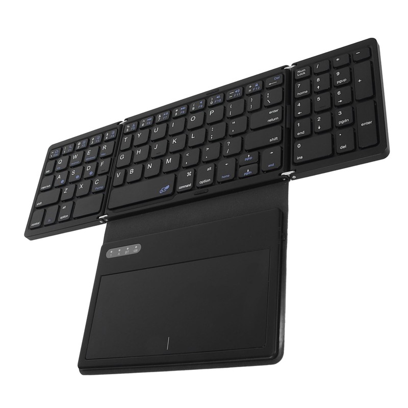 Foldable Bluetooth Keyboard Low Latency Bluetooth 5.1 Full Size Keyboard