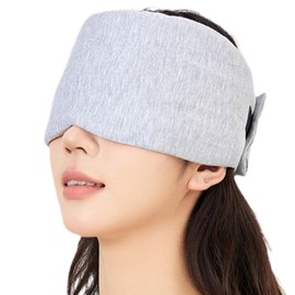 Weighted Eye Covers, Weighted Face Cover for Sleeping, Oversize Soft Eyewear with Nose Pad for Rest Yoga Adults Men Side Sleeper Airplane Meditation Night Travel