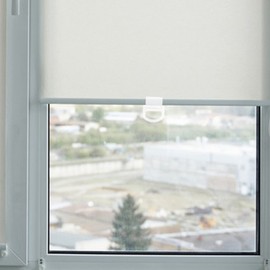 DOITOOL 10pcs Roller Roller Blind Handle Plastic Curtain Window Blinds Cordless Window Shades for Home Roller Shutter Handle Paper Blinds Window Shades Pull Window Shade Clips Hook up Abs