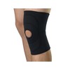 Medline ORT232002XL Open Patella Knee Supports, XX-Large, Black