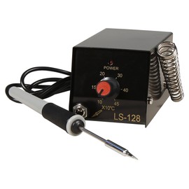 MC Power Soldering Station LS-128 Including Micro Soldering Iron 8 W, 100-450 °C for Hobby and Work Ideal for Beginners