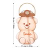 32oz Bear Straw Water Bottle Large 1L BPA Free Water