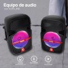 Kaiser Sistema Bafles Par De Bocinas 8 Ksr Bluetooth Recargable