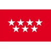 CafePress Madrid Flag Rectangle Sticker Rectangle Bumper Sticker Car Decal