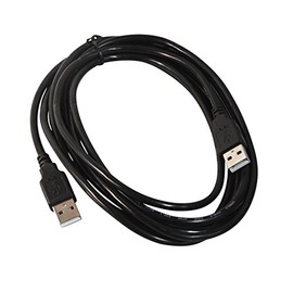 Your Cable Store 10 Foot Black USB 2.0 High Speed Male A to Male A Cable