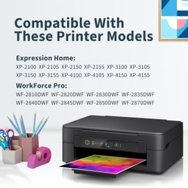 OINKWERE 603XL Black Pack of 6 Compatible with Epson 603XL Printer Cartridges 603 XL for Expression Home XP-2100 XP-2105 XP-3100 XP-3105 XP-4100 XP-4105, Workforce WF-2810 WF-2830 WF-2835 WF-2850