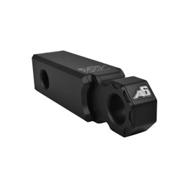 AGENCY 6 Recovery Shackle Block Assembly 1 1/4" (1.25 Inch) Powder Coat Black - Hitch Receiver Block - Proudly Made in The USA with US Certified Materials