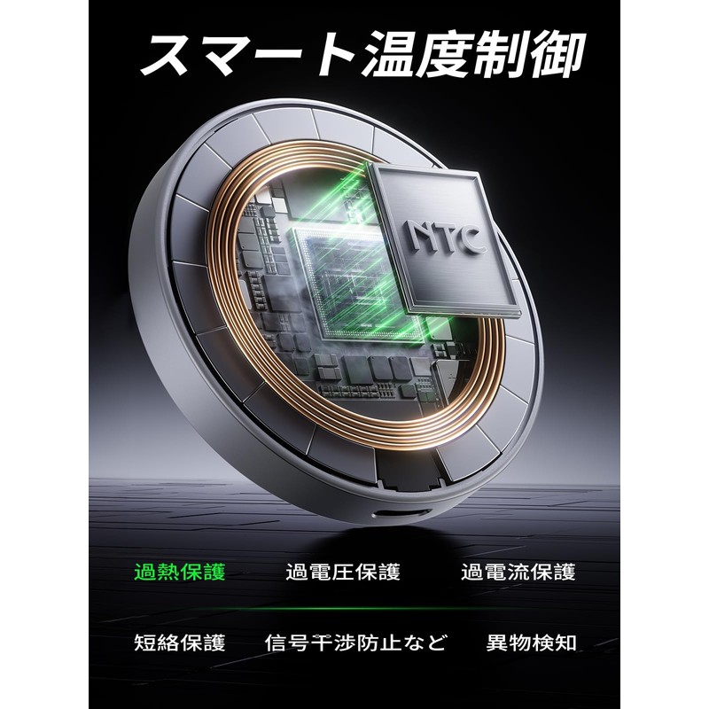 Threekey Qi 2 Wireless Charging Board Magsafe Compatible (white)