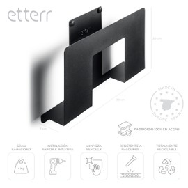 Desk Magazine Rack Magazine File Folder A4 Paper A4 Paper Kitchen Office Entryway Bathroom Shelf Black 1 Pcs