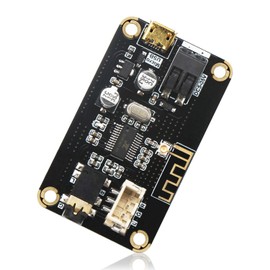Fasizi Bluetooth Receiving Module, Portable Bluetooth Audio Stereo Receiver Board AS1711BT DC 5-35V Wireless Electronics Bluetooth Module Chip for DIY Headphones, Home Stereo