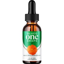 Gluco One (1 Pack) Gluco One Liquid Drops – GlucoOne Drops Extra Strength All Natural