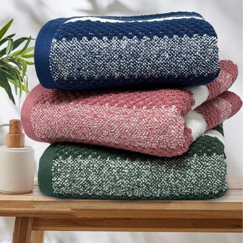 Towelogy® Patterned Extra Large Bath Sheets - 100% Cotton, Ultra