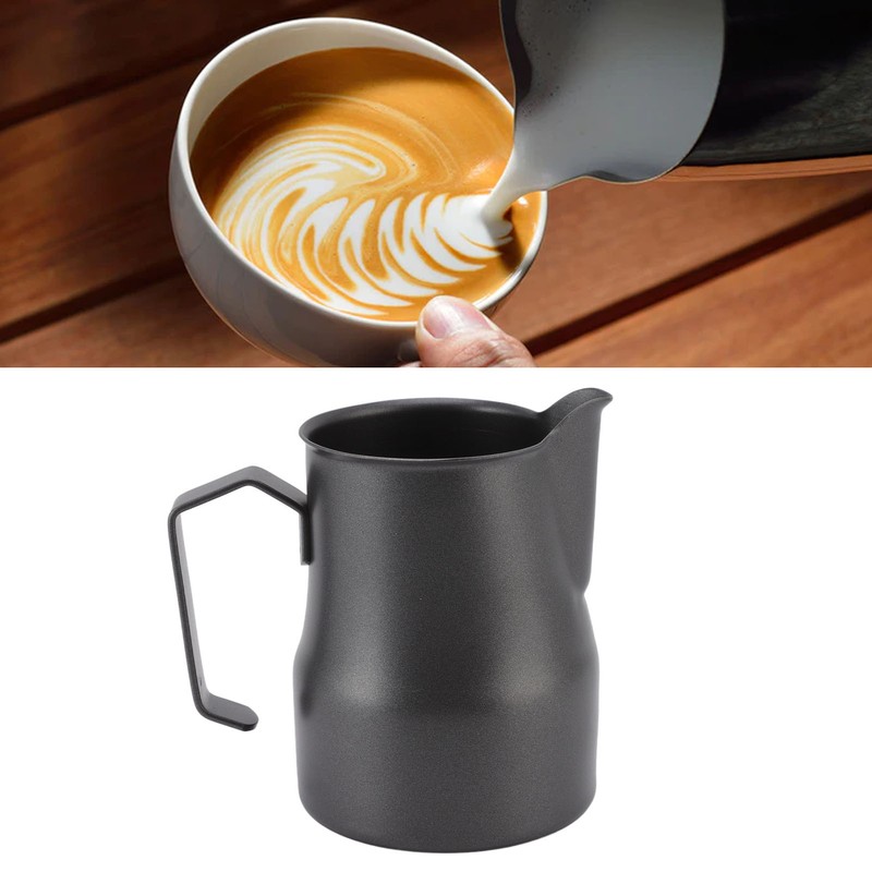 Coffee Frothing Pitcher 304 Stainless Steel Milk Steaming Jug Cup