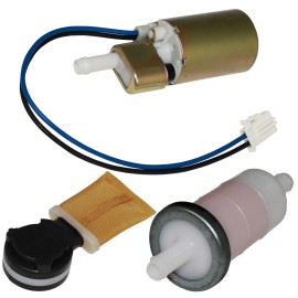 Caltric Fuel Pump & Filter for Kawasaki KSV700 KFX700 2004-2009
