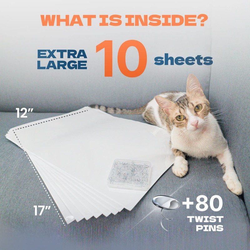 KatSupreme Cat Scratch Furniture Protector - Couch and Sofa Guards