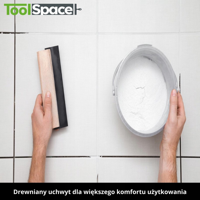 ToolSpace Rubber Spatula Joint Spatula Tiles with Rubber Lip Spatula