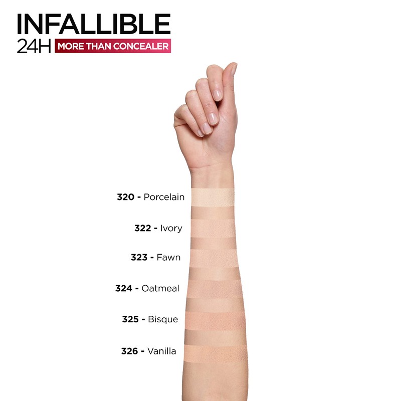 L'Oréal Paris Concealer for covering and refreshing, for an opaque
