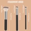 Amaxiu 3 Pcs Foundation Contour Brushes - Foundation Brush &
