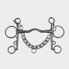 Korsteel Stainless Steel Cambridge Mouth Pelham Bit, 5.5"