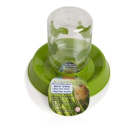 Lixit Feeder or Waterer for Chickens and Other Wildlife (64oz)