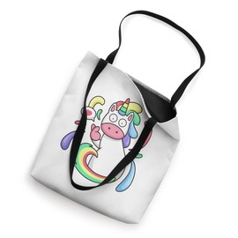 Funny Unicorn Heart Finger Korea Wide Open Eyes Meme Unicorn Tote Bag