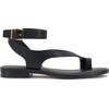 Vince Camuto Women's Liba Flat Sandal, Black, 8.5