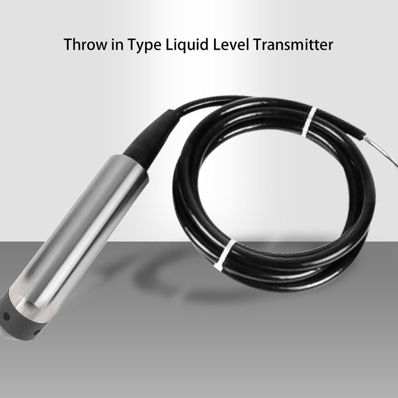Throw in Type Liquid Level Sensor Stainless Steel Probe Integrated