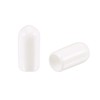 TA-VIGOR 100Pcs Rubber End Caps, 5mm ID Round Flexible Screw