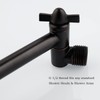 Shower Extension Adjustable Height and Angle Shower Head Extension Arm
