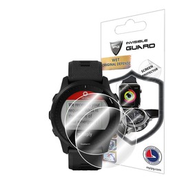 IPG for Garmin Forerunner 945 LTE Smartwatch Screen Protector (2 Units) Invisible Ultra HD Clear Film Anti Scratch Guard-Smooth/Self-Healing/Bubble -Free for 945 LTE