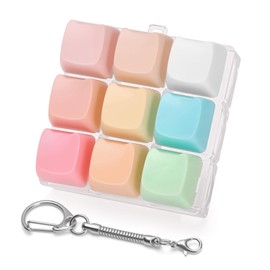 Netholid Cat Shape Keyboard Fidget Toys for Adults Clicky Button Keychain