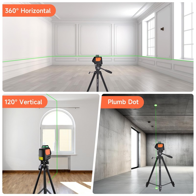 DOVOH Plumb Dot Laser Level : DIY Green Point Laser