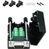 DTECH DB9 Breakout Connector to Wiring Terminal Board DB-9 Male
