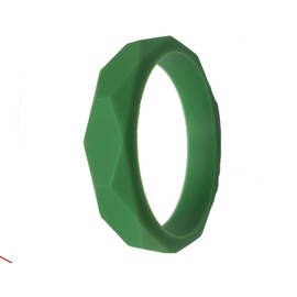 Chew Pendant Bangle Bracelet Training and Development Fidget Chew Necklace for,Sensory,Oral Motor, Anxiety, Autism, ADHD (dark green)