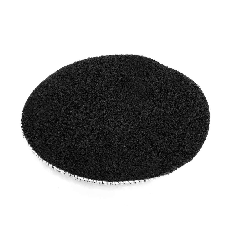 sourcing map 6" Wool Polishing Pad Hook and Loop Buffing